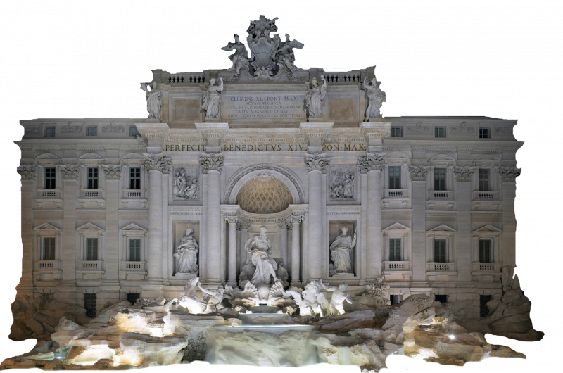 Fontana di Trevi fundo