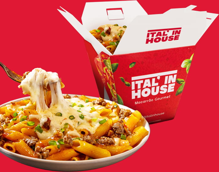 Penne fresco com molho, prato do cardápio Ital'in House