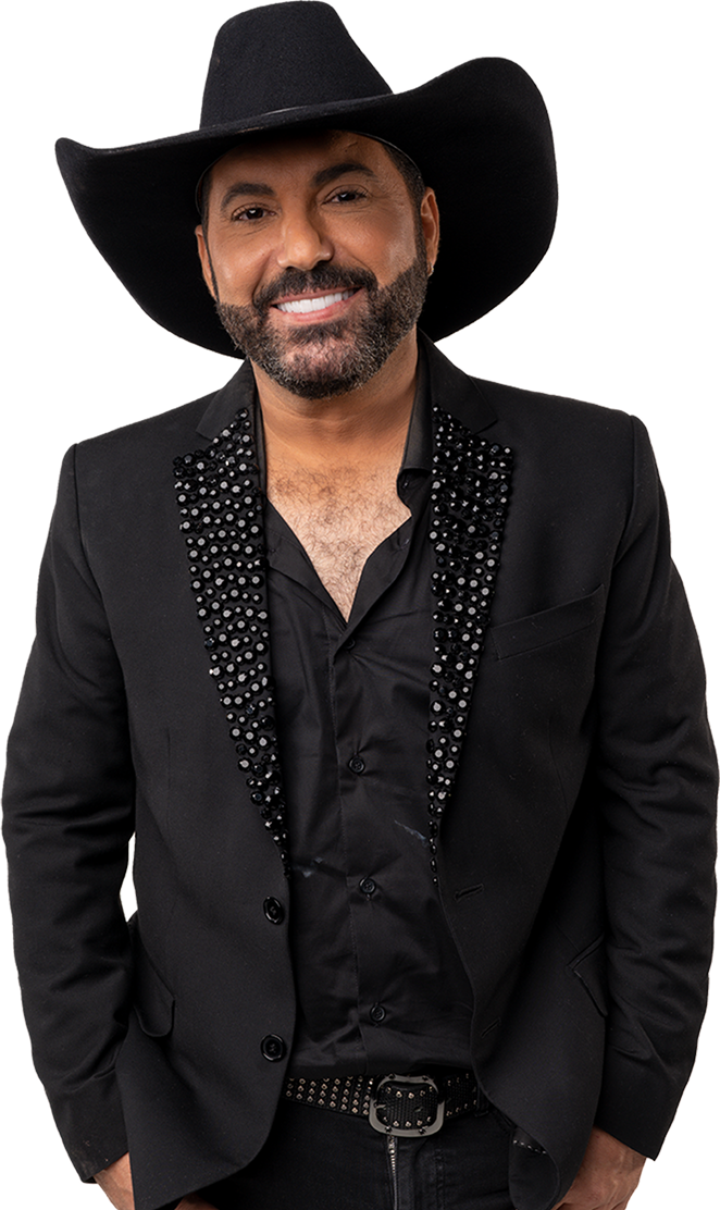 Retrato de Edson Cadorini, cantor sertanejo e embaixador da marca Fast Food Caipira.